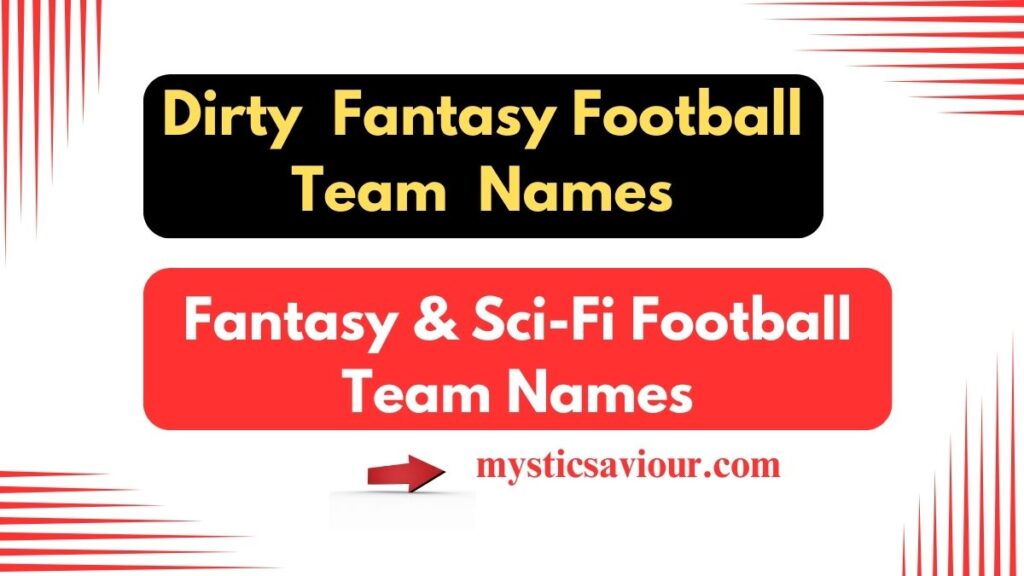 Fantasy & Sci-Fi Football Team Names