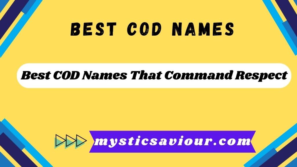 400+ Best COD Names: Cool, Funny & Badass - Stand Out in Call of Duty