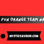 520 Fun Orange Team Names!