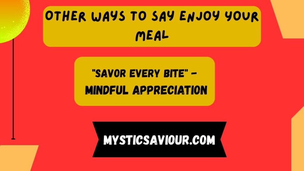 13 Other Ways to Say “Enjoy Your Meal”