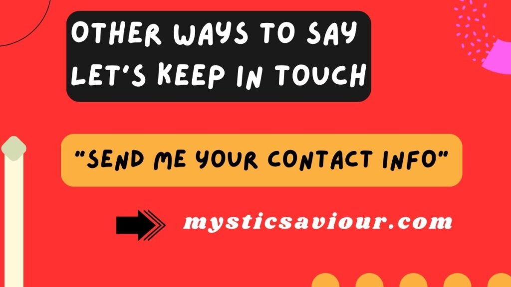 13 Other Ways to Say “Let’s Keep in Touch”