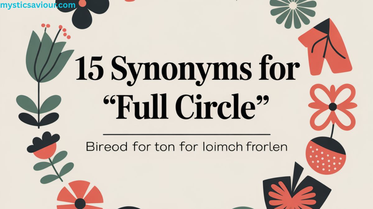 15 Synonyms for “Full Circle”