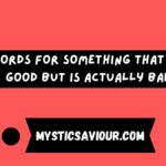 16 Words for Something That Seems Good but Is Actually Bad