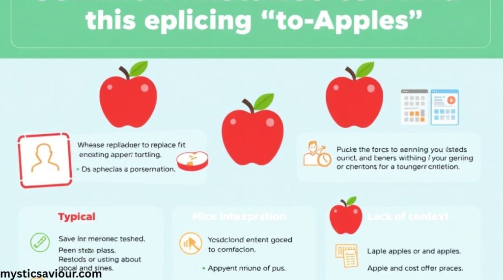 20 Synonyms for “Apples-to-Apples” Comparison