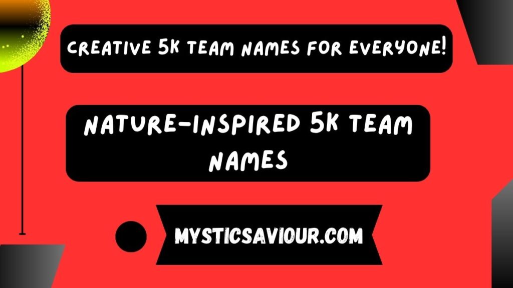 250 Creative 5K Team Names For Everyone!