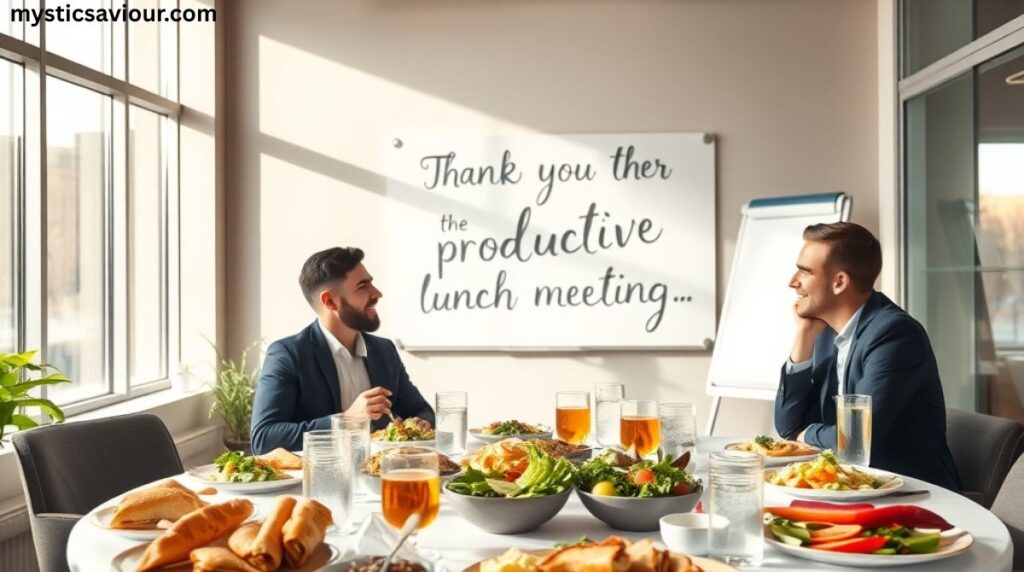15 Ways to Say “Thank You for Lunch”