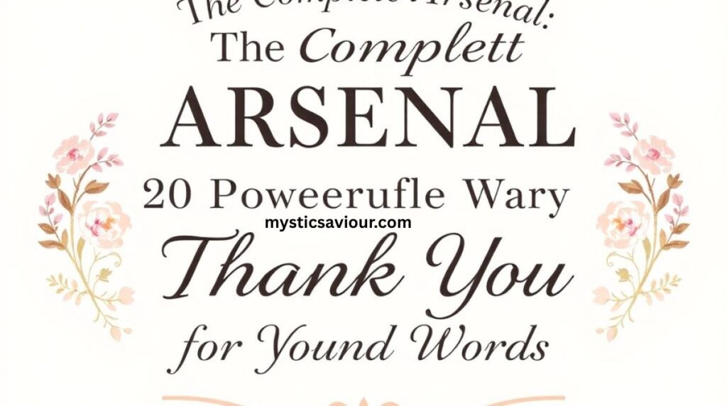20 Other Ways to Say “Thank You for Your Kind Words”