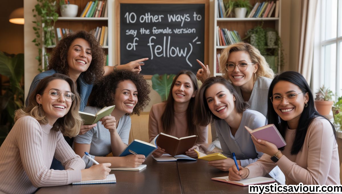 10 Other Ways to Say The Female Version of “Fellow”