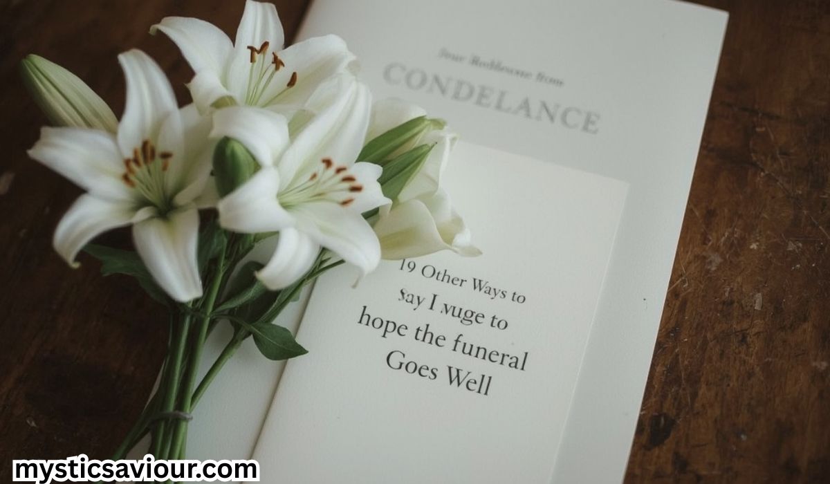 19 Other Ways to Say “I Hope the Funeral Goes Well”