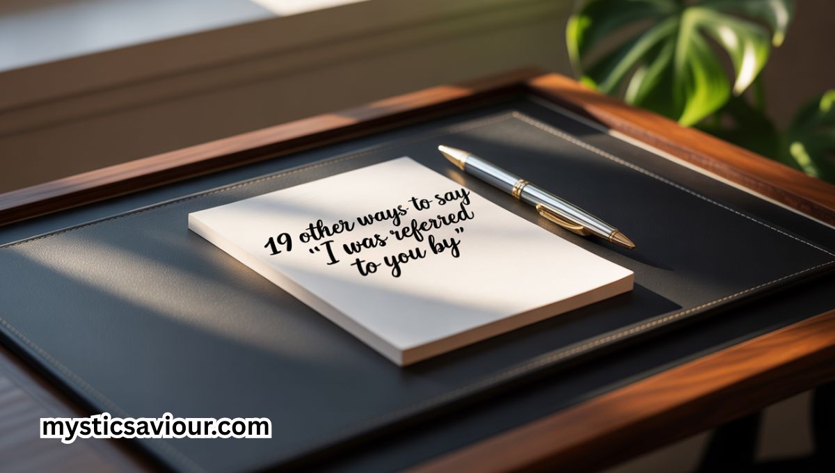 19 Other Ways to Say “I Was Referred to You By”
