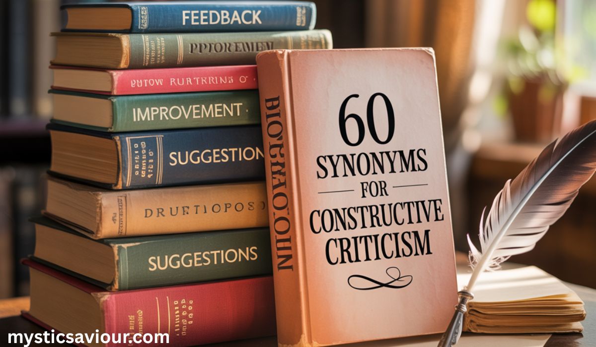 60 synonyms for constructive criticism