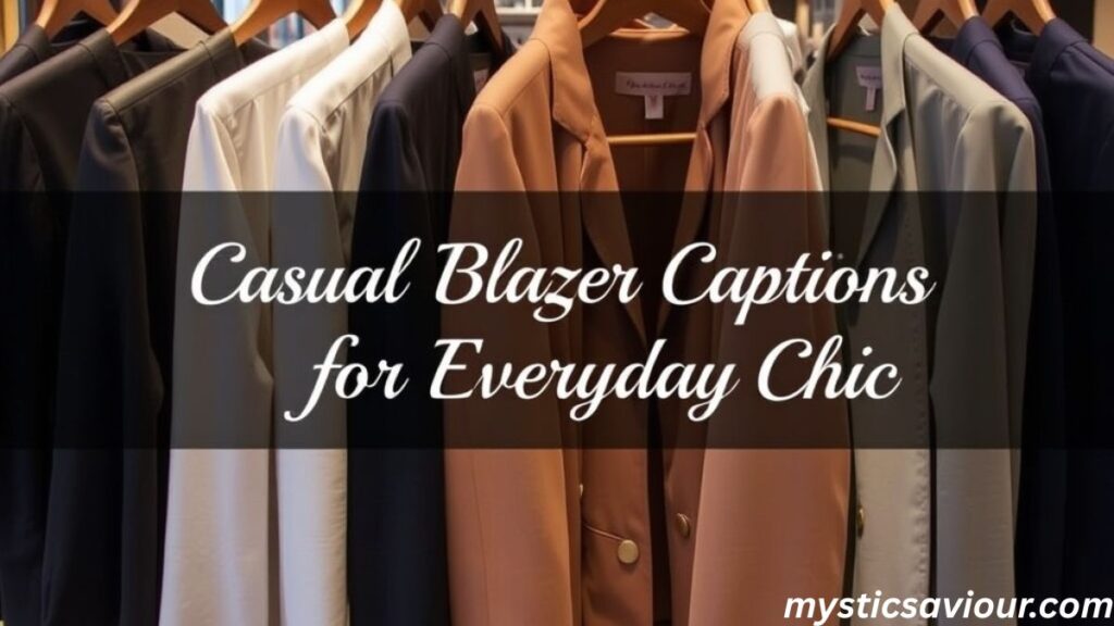 210+Blazer Captions for a Powerful Look in 2025