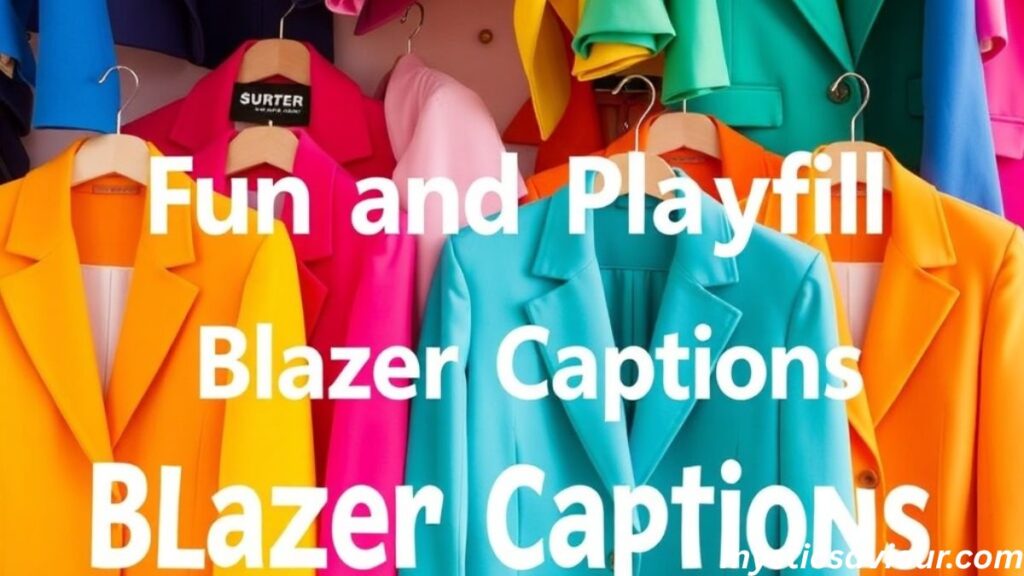 210+Blazer Captions for a Powerful Look in 2025