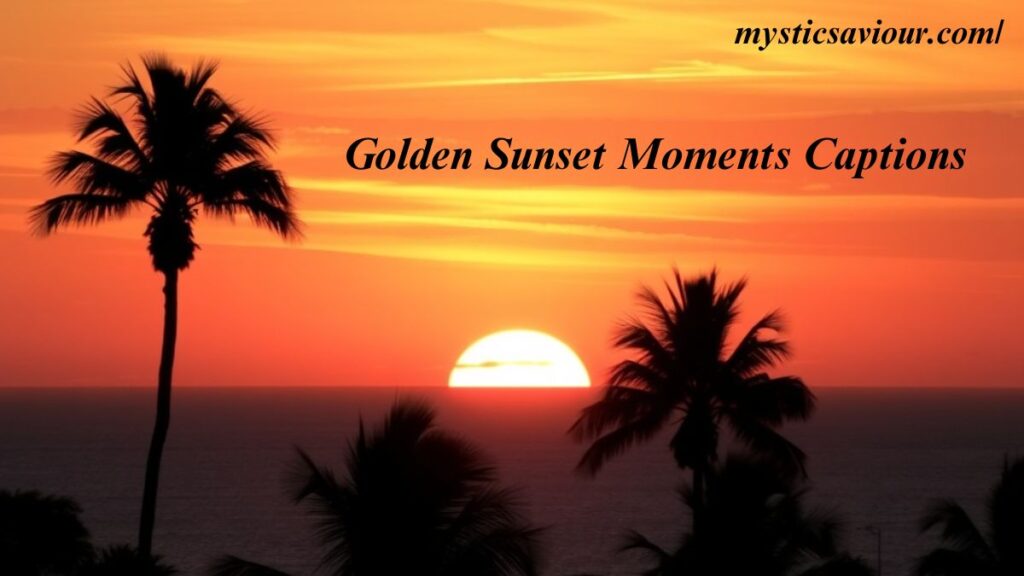 370+Best Sunset Captions for Instagram for 2025