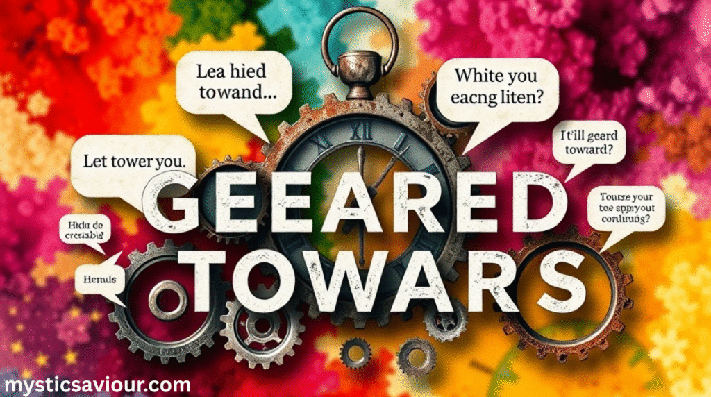 34 Synonyms for “Geared Towards”