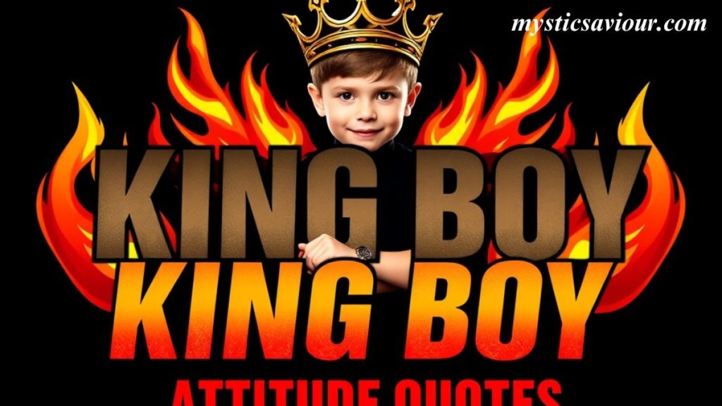 King Boy Attitude Captions and Quotes: 155+ Bold and Confident Lines 👑🔥