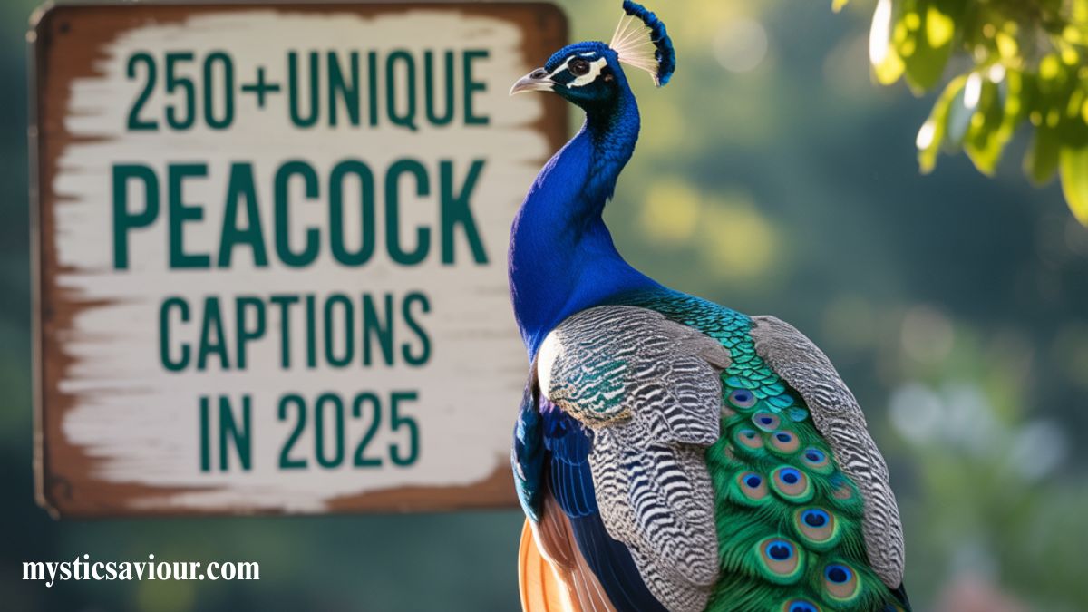 250+Unique Peacock Captions in 2025