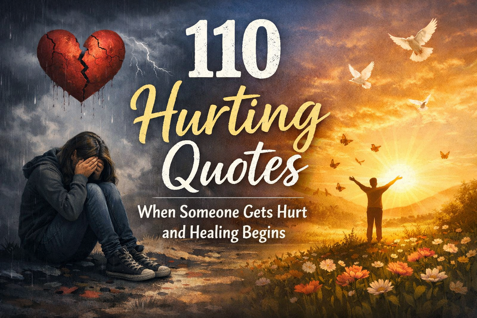 110 Hurting Quotes When Someone Gets Hurt and Healing Begins